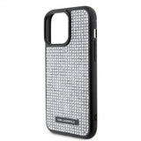 Karl Lagerfeld iPhone 15 Pro Max Cover Rhinestone Sølv
