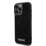 Karl Lagerfeld iPhone 15 Pro Max Cover Rhinestone Sort