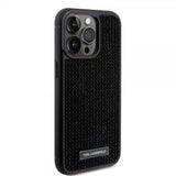 Karl Lagerfeld iPhone 15 Pro Max Cover Rhinestone Sort