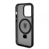 Ferrari iPhone 15 Pro Max Cover Ring Stand MagSafe Sort