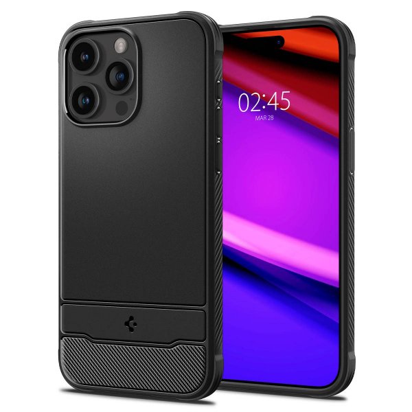 Spigen iPhone 15 Pro Max Cover Rugged Armor MagFit Mat Sort
