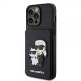 Karl Lagerfeld iPhone 15 Pro Max Cover Saffiano Card Slots & Stand Sort