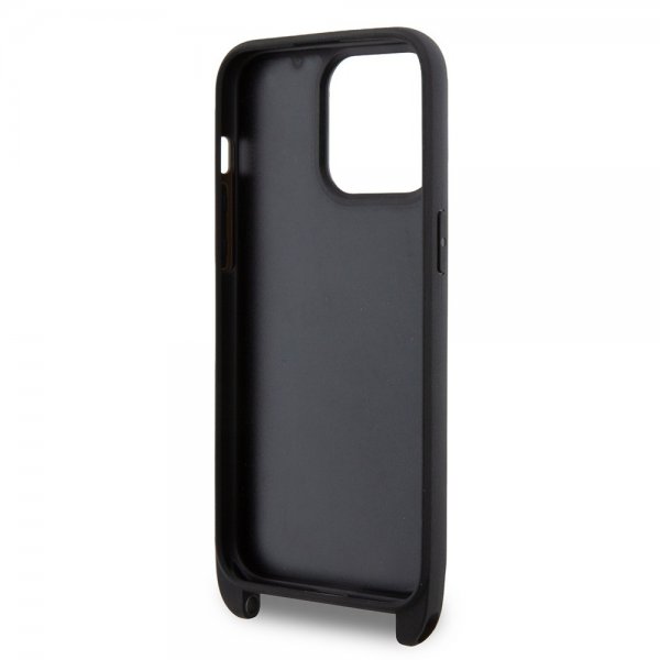Karl Lagerfeld iPhone 15 Pro Max Cover Saffiano Crossbody Sort