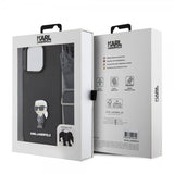 Karl Lagerfeld iPhone 15 Pro Max Cover Saffiano Crossbody Sort