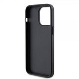 Karl Lagerfeld iPhone 15 Pro Max Cover Saffiano Double Cardslot Sort