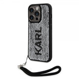 Karl Lagerfeld iPhone 15 Pro Max Cover Sequin Sort