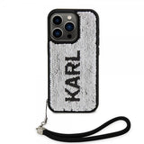 Karl Lagerfeld iPhone 15 Pro Max Cover Sequin Sort