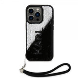 Karl Lagerfeld iPhone 15 Pro Max Cover Sequin Sort