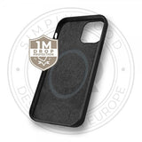 Xqisit iPhone 15 Pro Max Cover Silicone Case MagSafe Sort