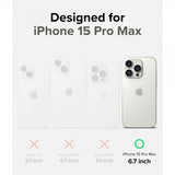 Ringke iPhone 15 Pro Max Cover Silicone Magnetic Grå