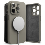 Ringke iPhone 15 Pro Max Cover Silicone Magnetic Grå
