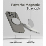 Ringke iPhone 15 Pro Max Cover Silicone Magnetic Grå