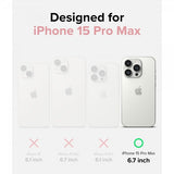 Ringke iPhone 15 Pro Max Cover Silikone Magnetic Pink Sand