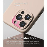 Ringke iPhone 15 Pro Max Cover Silikone Magnetic Pink Sand