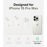 Ringke iPhone 15 Pro Max Cover Silikone Magnetisk Stone