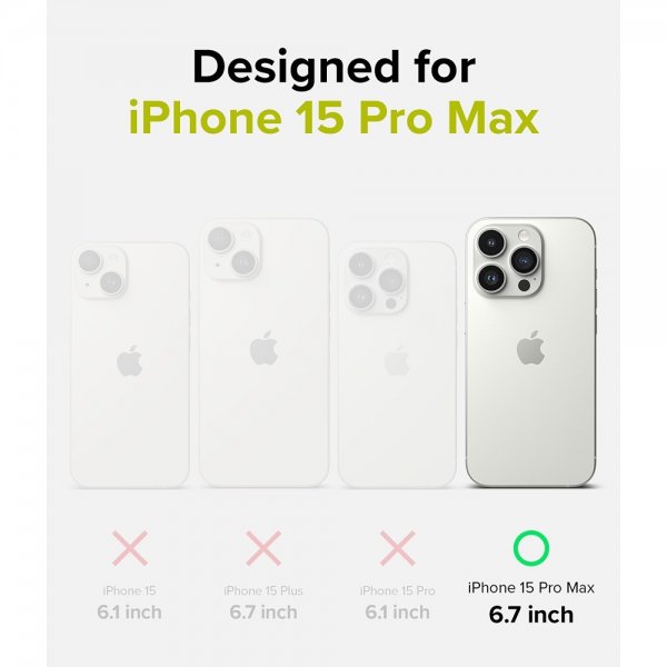 Ringke iPhone 15 Pro Max Cover Silikone Magnetisk Sunny Lime