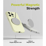Ringke iPhone 15 Pro Max Cover Silikone Magnetisk Sunny Lime