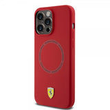Ferrari iPhone 15 Pro Max Cover Silikone MagSafe Rød