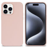 iPhone 15 Pro Max Cover Silikone Lyseblå