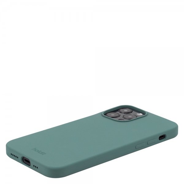 Holdit iPhone 15 Pro Max Cover Silikone Moss Green