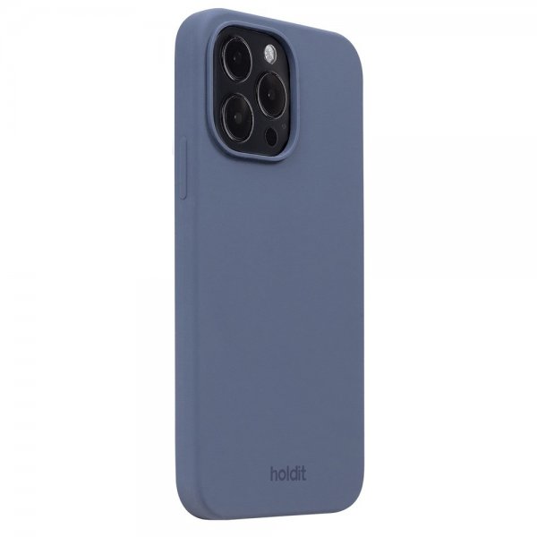 Holdit iPhone 15 Pro Max Cover Silikone Pacific Blue