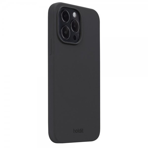 holdit iPhone 15 Pro Max Cover Silikone Sort