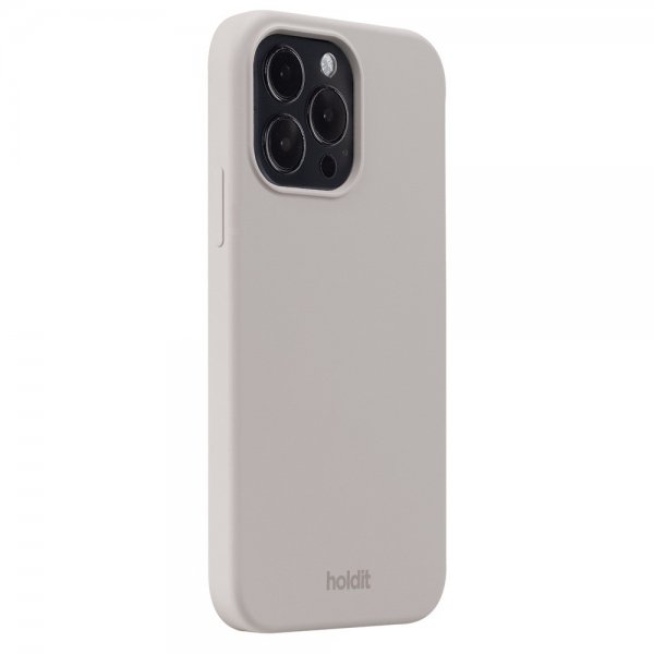 Holdit iPhone 15 Pro Max Cover Silikone Taupe