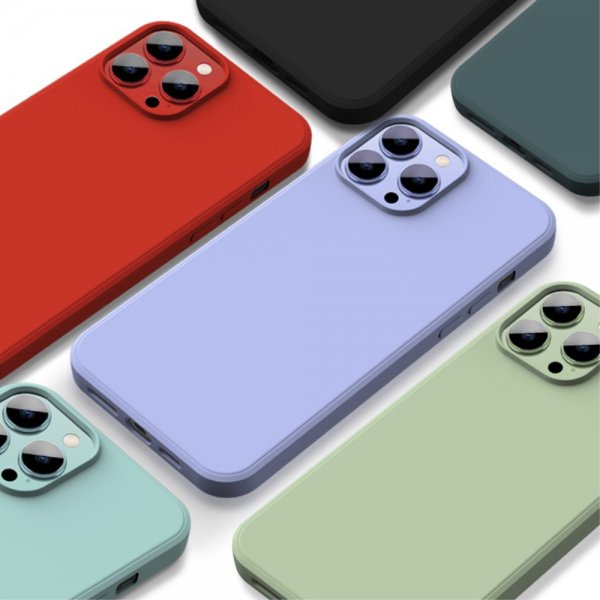 X-Level iPhone 15 Pro Max Cover Silikone Tekstur Rød