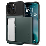 Spigen iPhone 15 Pro Max Cover Slim Armor CS Abyss Green
