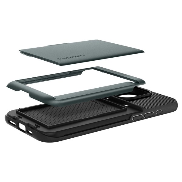 Spigen iPhone 15 Pro Max Cover Slim Armor CS Abyss Green