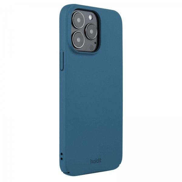 Holdit iPhone 15 Pro Max Cover Slim Case Denim Blue