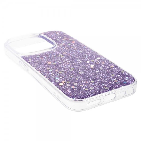 Nordic Covers iPhone 15 Pro Max Cover Sparkle Series Lilac Purple