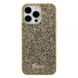 Guess iPhone 15 Pro Max Cover Square Mirror Guld