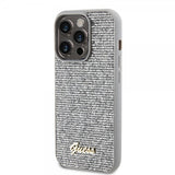 Guess iPhone 15 Pro Max Cover Square Mirror Silver