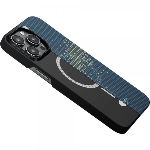 Pitaka iPhone 15 Pro Max Cover StarPeak MagEZ Case 4 Milky Way Galaxy