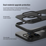 Nillkin iPhone 15 Pro Max Cover Super Frosted Shield Pro Logo Hole Sort