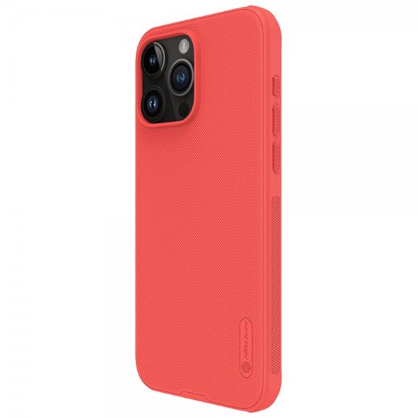 Nillkin iPhone 15 Pro Max Cover Super Frosted Shield Pro Rød