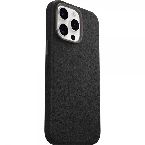 Otterbox iPhone 15 Pro Max Cover Symmetry Cactus Leather MagSafe Noir Ash