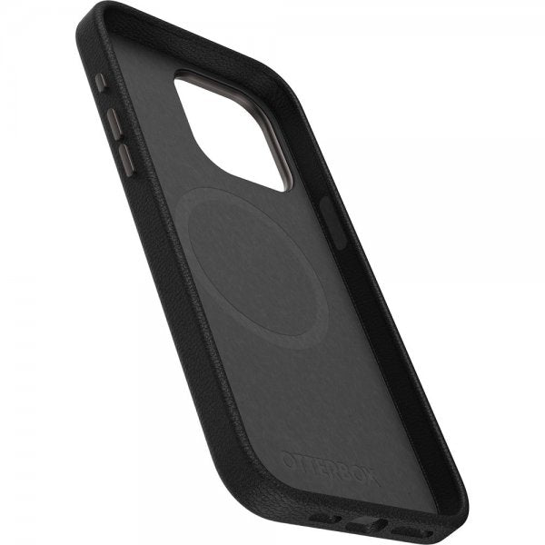 Otterbox iPhone 15 Pro Max Cover Symmetry Cactus Leather MagSafe Noir Ash