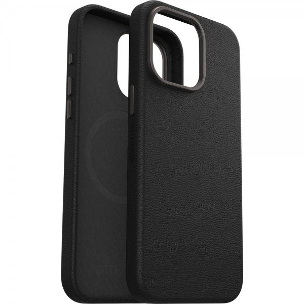 Otterbox iPhone 15 Pro Max Cover Symmetry Cactus Leather MagSafe Noir Ash