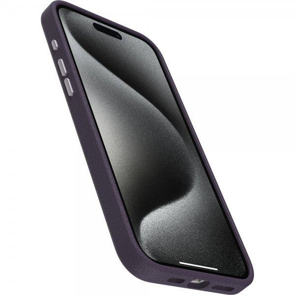 Otterbox iPhone 15 Pro Max Cover Symmetry Cactus Læder MagSafe Plum Luxe