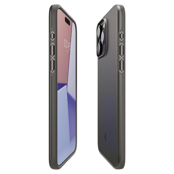 Spigen iPhone 15 Pro Max Cover Thin Fit Gunmetal