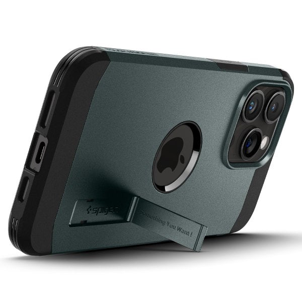 Spigen iPhone 15 Pro Max Cover Tough Armor MagFit Abyss Green