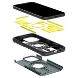 Spigen iPhone 15 Pro Max Cover Tough Armor MagFit Abyss Green