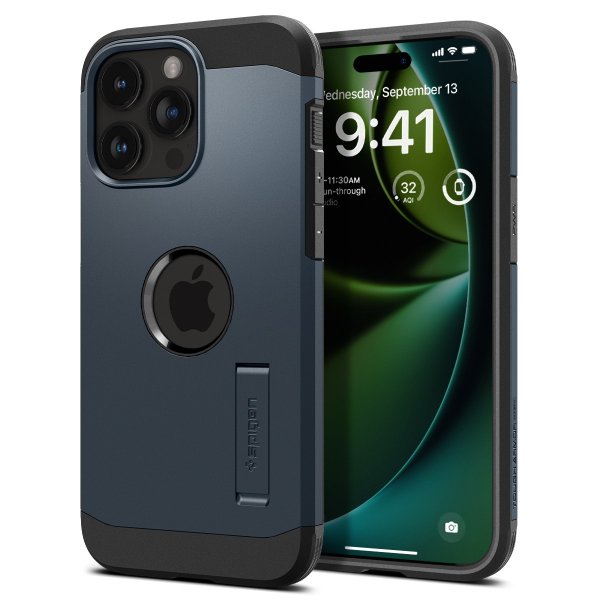Spigen iPhone 15 Pro Max Cover Tough Armor MagFit Metal Slate