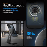 Spigen iPhone 15 Pro Max Cover Tough Armor MagFit Metal Slate