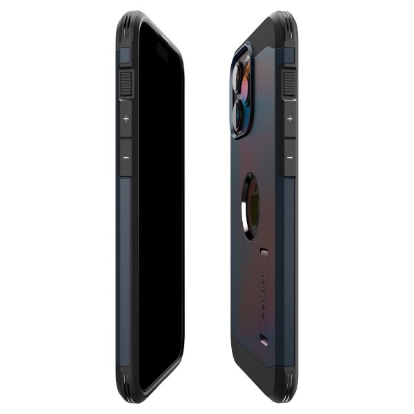 Spigen iPhone 15 Pro Max Cover Tough Armor MagFit Metal Slate