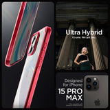 Spigen iPhone 15 Pro Max Cover Ultra Hybrid Deep Red