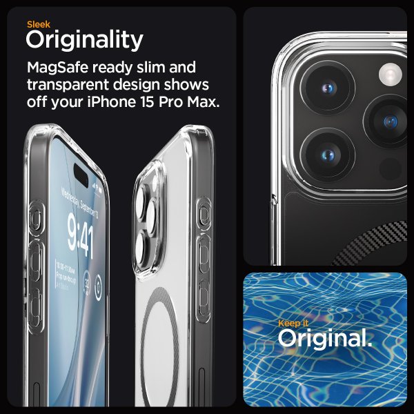 Spigen iPhone 15 Pro Max Cover Ultra Hybrid MagFit Carbon Fiber