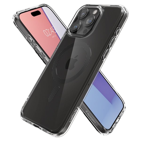 Spigen iPhone 15 Pro Max Cover Ultra Hybrid MagFit Carbon Fiber
